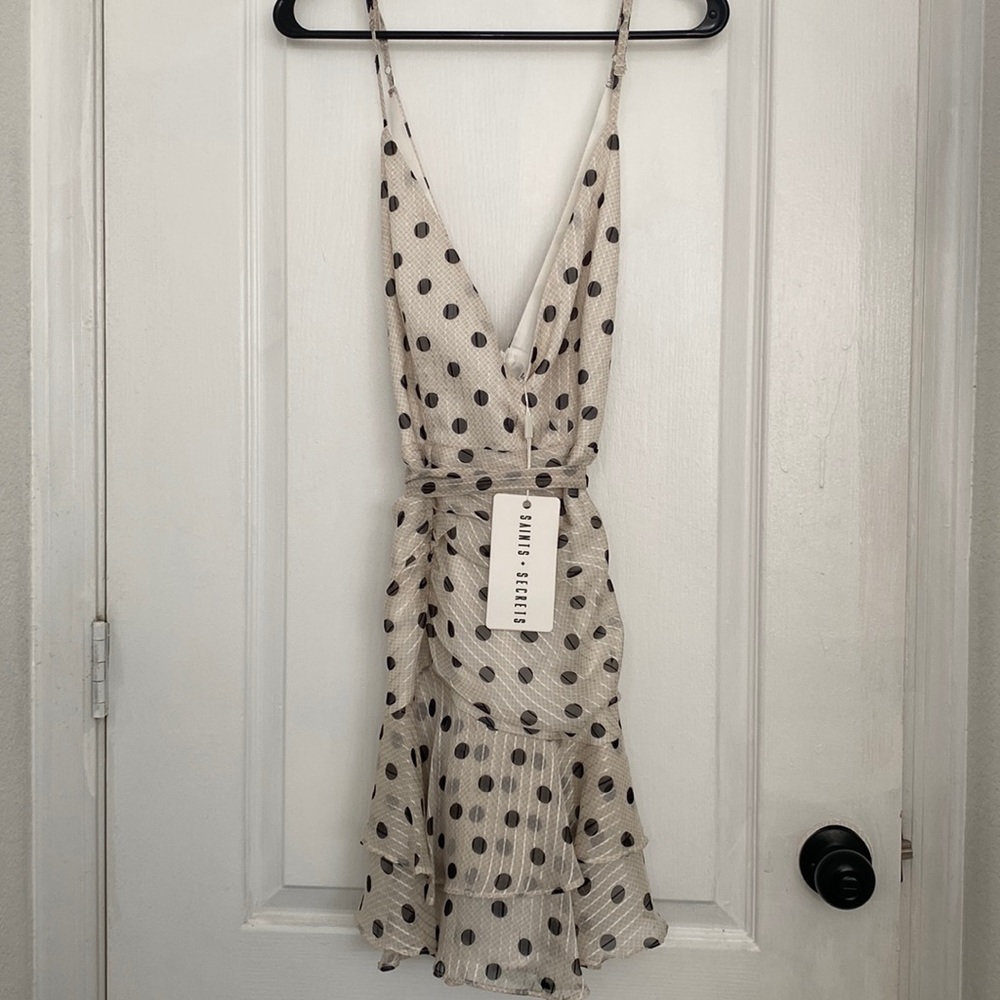 Saints & Secrets polka dot dress